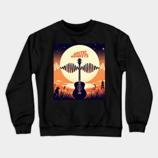 Arctic Monkeys Guitar Wave Crewneck Sweatshirt